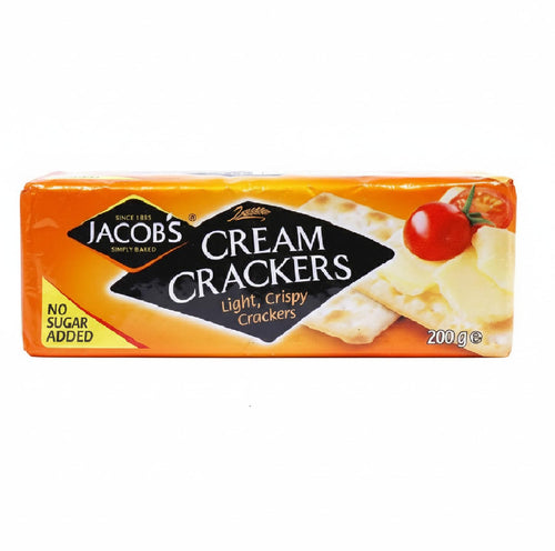 Jacob's Cream Crackers, 7.05 oz (Pack of 4)