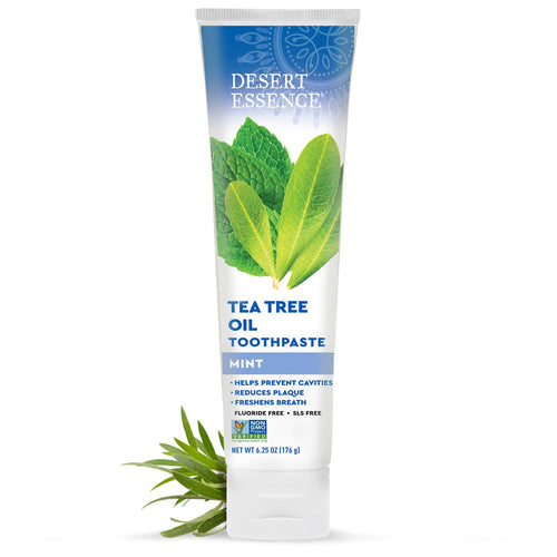 Desert Essence Tea Tree Oil Mint Toothpaste, 6.25 oz