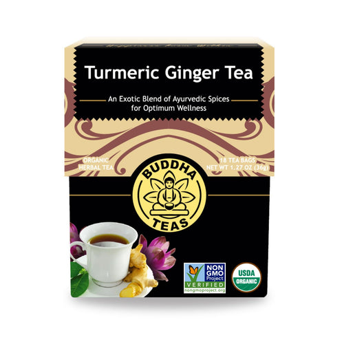 Buddha Teas Organic Turmeric Ginger Chai Concentrate, 18 Count