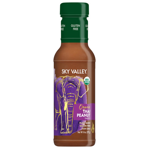 Sky Valley Organic Thai Peanut Sauce, Mild, 14 oz