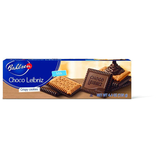 Bahlsen Choco Leibniz Milk Cookies, 4.4 oz (Pack of 2)