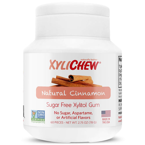 Xylichew Xylitol Gum, Cinnamon, 240 Count