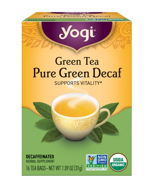 Yogi Tea Pure Green Decaf Green Tea, 1.09 oz