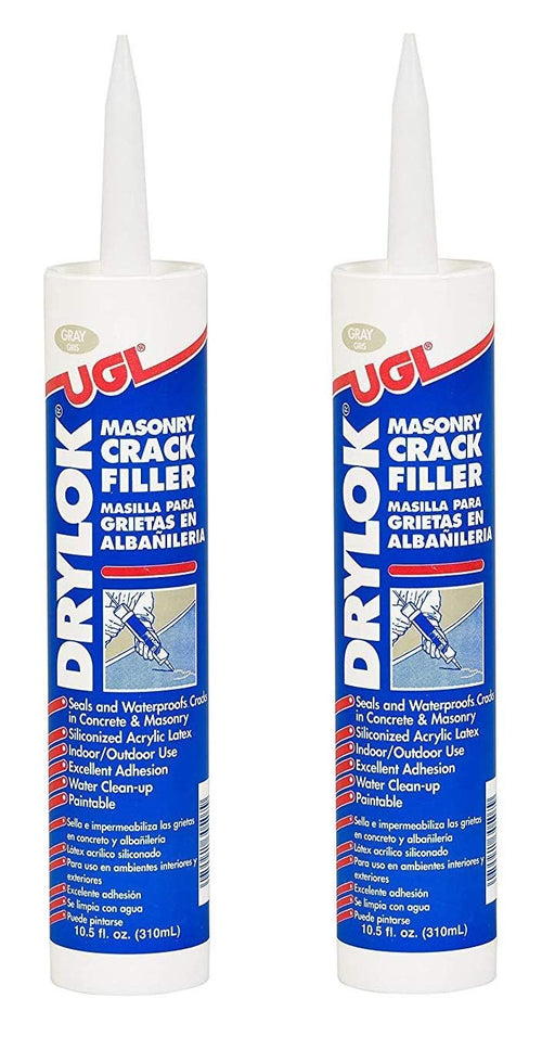 Drylok Masonry Crack Filler, 10.5 oz (Pack of 2)