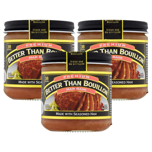 Better Than Bouillon Ham Base, 8 oz Jar (Pack of 3)