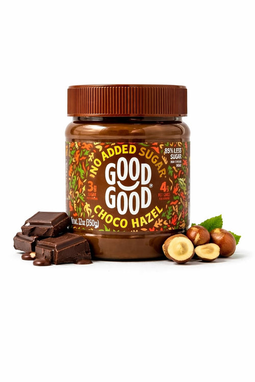 Good Good No Added Sugar Belgian Choco Hazel Spread, 12 oz
