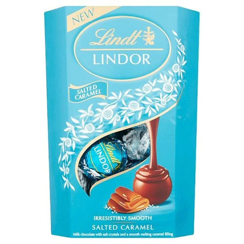 Lindt Lindor Milk Chocolate Salted Caramel Gift Box, 200 g
