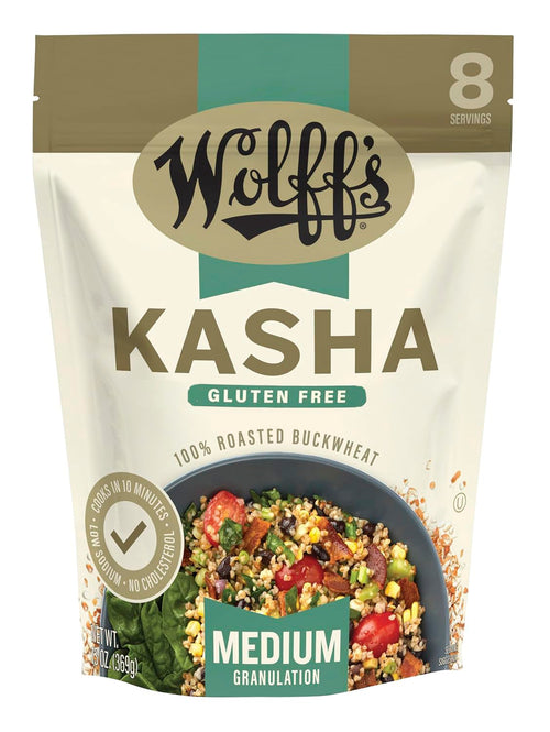 Wolff's Kasha Medium Granulation, 13 oz (Pack of 3)