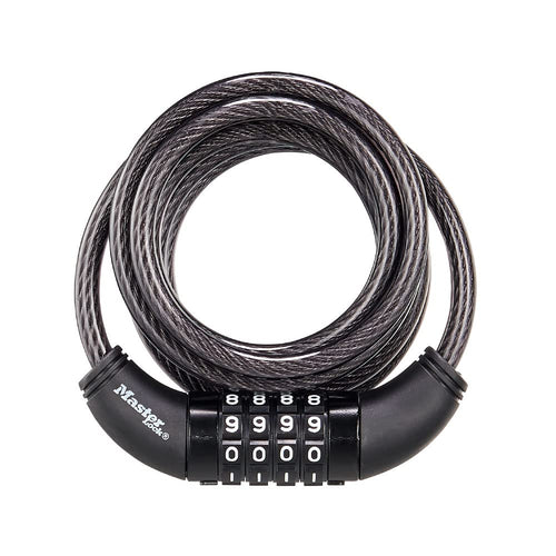 Master Lock 6 ft Outdoor Cable Bike Lock, Combination