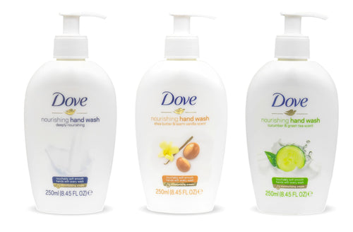 Dove Nourishing Hand Wash Variety (Pack of 3), 8.45 fl oz Each