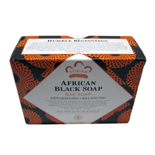 Nubian African Black Soap, 5 oz (Pack of 6)
