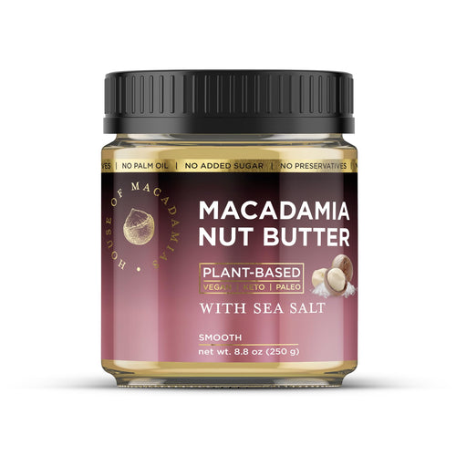 House of Macadamias Macadamia Nut Butter with Sea Salt, 8.8 oz