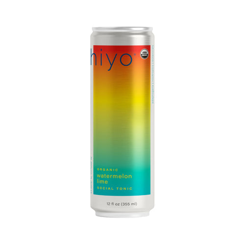 Hiyo Non-Alcoholic Functional Seltzer, Adaptogens and Nootropics, 12 fl oz