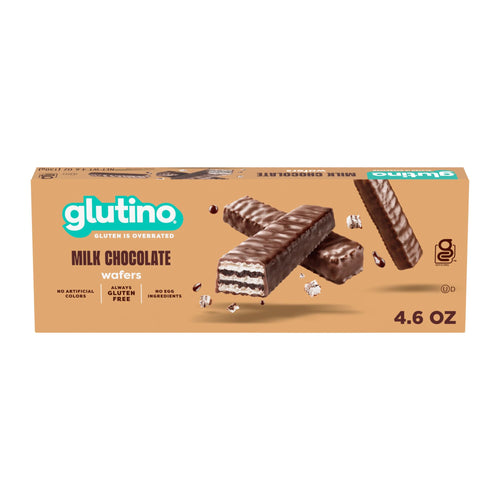 Glutino Gluten Free Wafers, Milk Chocolate, 4.6 oz