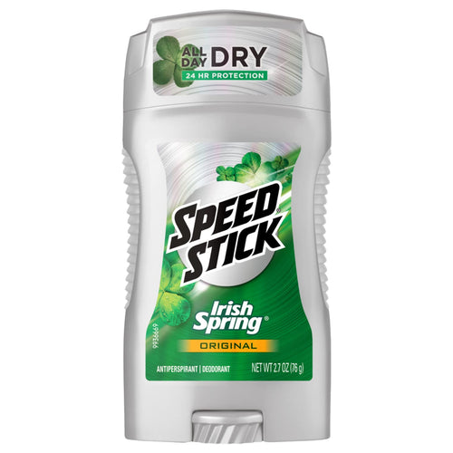 Speed Stick Men's Antiperspirant and Deodorant, Irish Spring Original, 2.7 oz