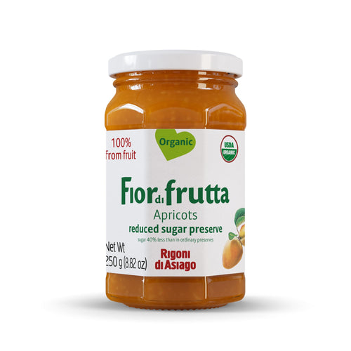 Rigoni di Asiago Fiordifrutta Organic Apricot Fruit Spread, 8.82 oz