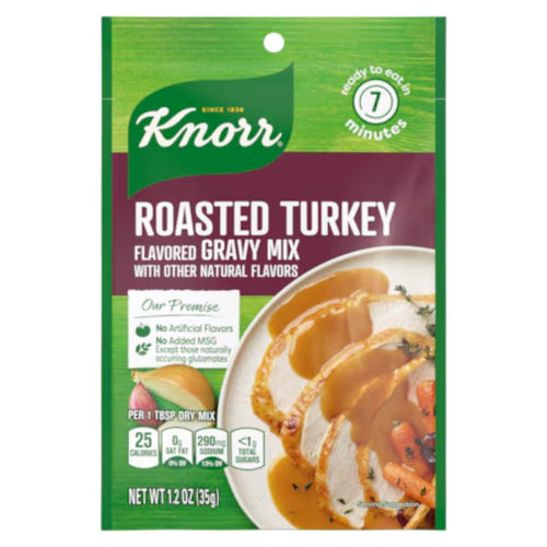 Knorr Roasted Turkey Gravy Mix, 1.2 oz (Pack of 12)