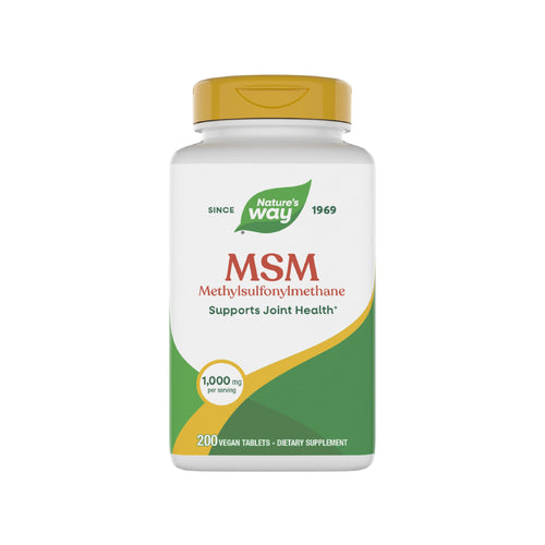 Nature's Way MSM, 1000 mg, 200 Tablets