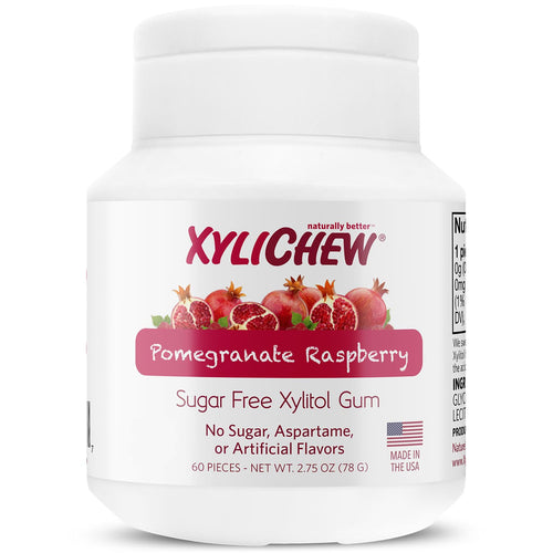 Xylichew Xylitol Sugar Free Chewing Gum, 60 Count