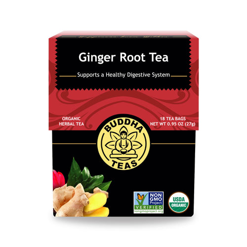 Buddha Teas Organic Ginger Root Tea, Caffeine Free