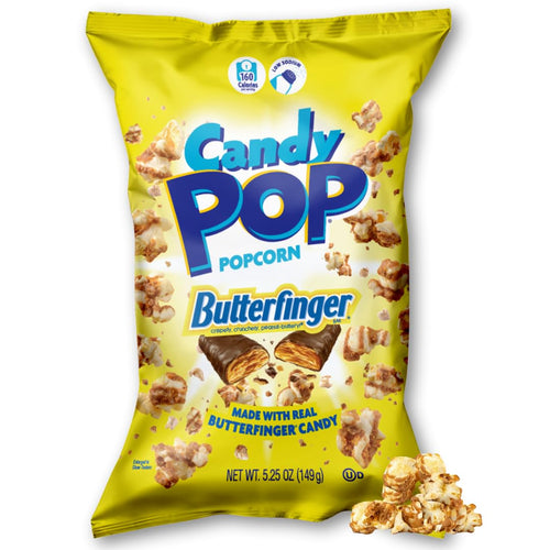 Candy Pop Butterfinger Candy Coated Popcorn, 5.25 oz