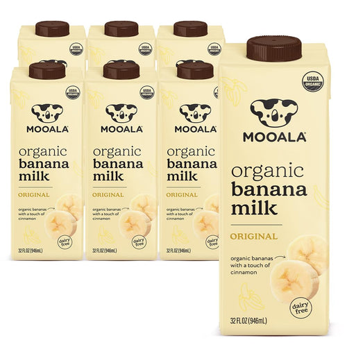 Mooala Organic Original Bananamilk, 32 fl oz (Pack of 6)