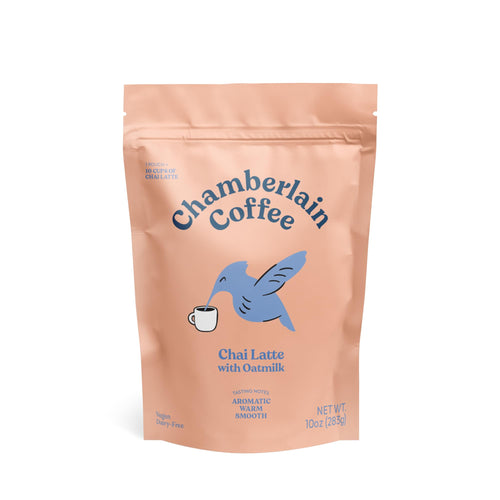 Chamberlain Coffee Tea Powder, Gentle Hummingbird Chai, 10 oz