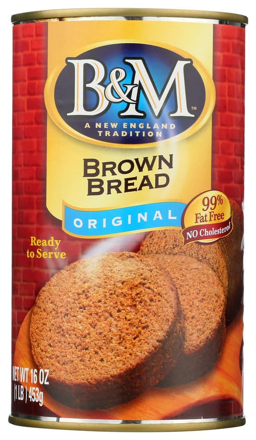 B&M Plain Brown Bread, 16 oz (Pack of 2)