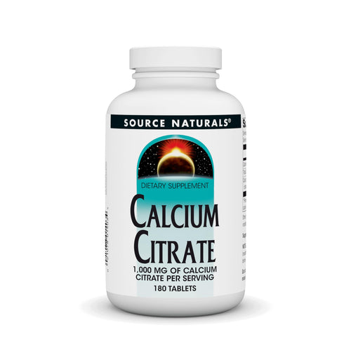 Source Naturals Calcium Citrate, 180 Tablets