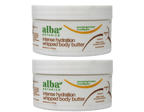 Alba Botanica Kukui Nut Body Cream, 6.5 oz (Pack of 2)