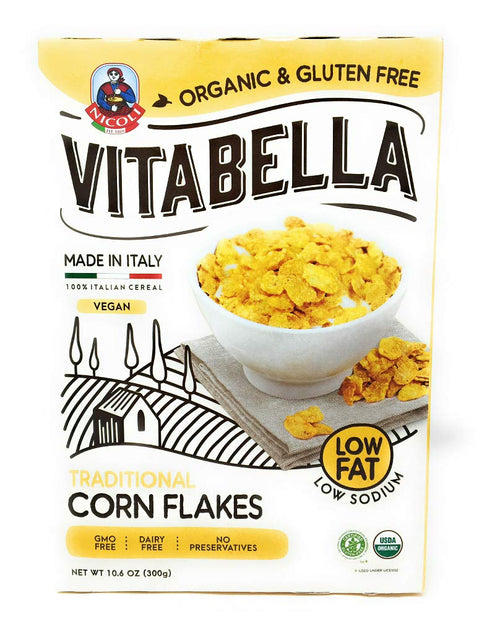 Vitabella Organic Traditional Corn Flakes Cereal, 10.6 oz
