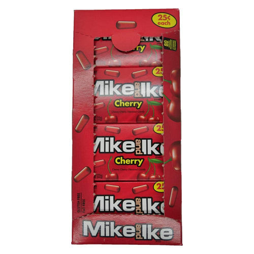Mike and Ike Cherry Chewy Candies, 0.78 oz Box (Case of 24)