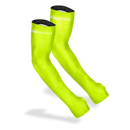 Farmer's Defense Gardening Arm Sleeves, Yellow (S/M)