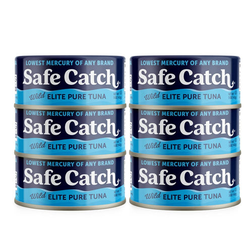 Safe Catch Wild Caught Canned Tuna, 5 oz Can (Pack of 6)