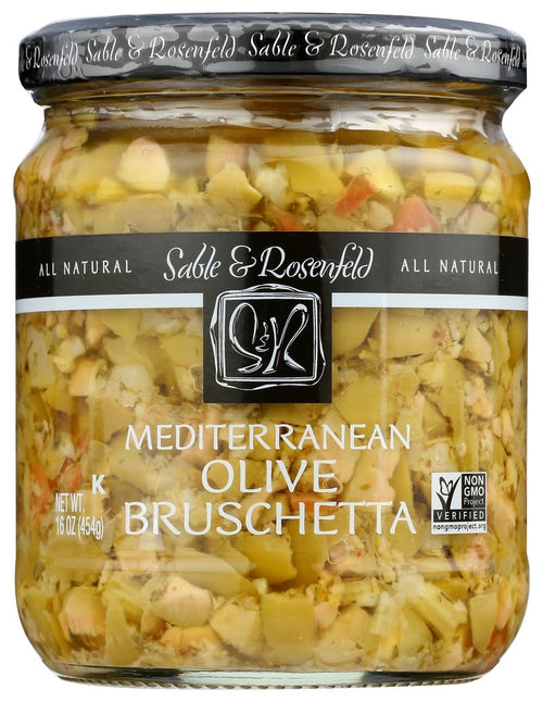 Sable & Rosenfeld Mediterranean Olive Bruschetta, 16 oz (Pack of 2)