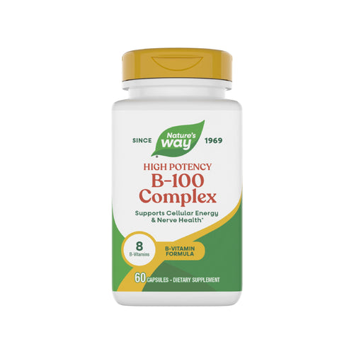 Nature's Way Vitamin B-100 Complex, 60 Count