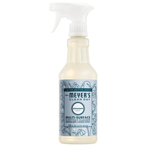 Mrs. Meyer's Clean Day Multi-Surface Cleaner, Snowdrop, 16 fl oz