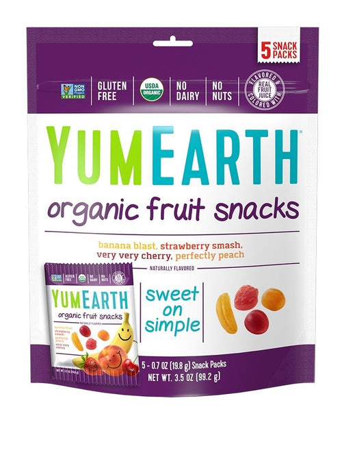 YumEarth Organic Fruit Snacks, 0.7 oz (Pack of 5)