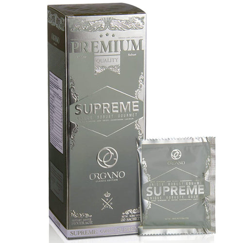 Organo Cafe Supreme with Ganoderma Lucidum and Ginseng, 20 Sachets