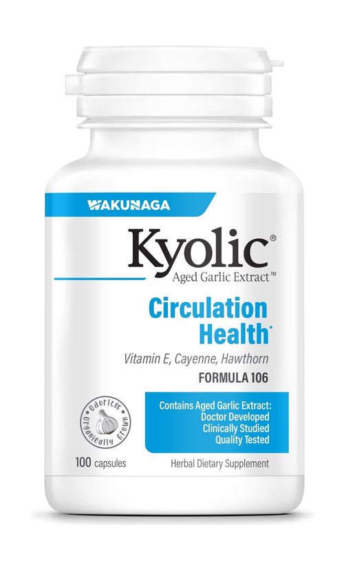 Kyolic Aged Garlic Extract Formula 106, 100 Capsules