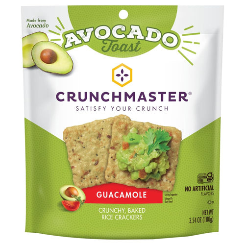Crunchmaster Avocado Toast Guacamole Crackers, 3.54 oz