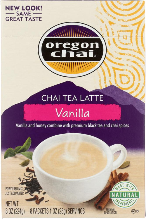 Oregon Chai Vanilla Chai Tea Latte, 8 oz
