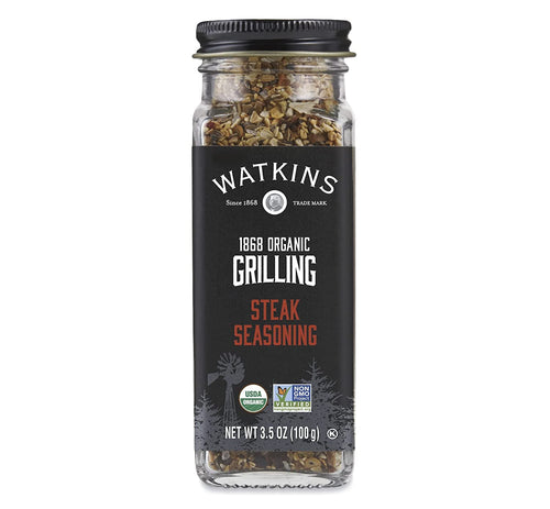 Watkins 1868 Organic Grilling Steak Seasoning, 3.5 oz