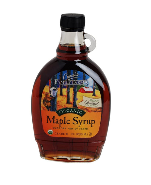 Coombs Family Farms Organic Dark Maple Syrup, Grade A, 12 fl oz