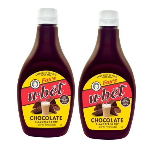 Fox's U-Bet Original Chocolate Flavor Syrup, 22 oz (Pack of 2)