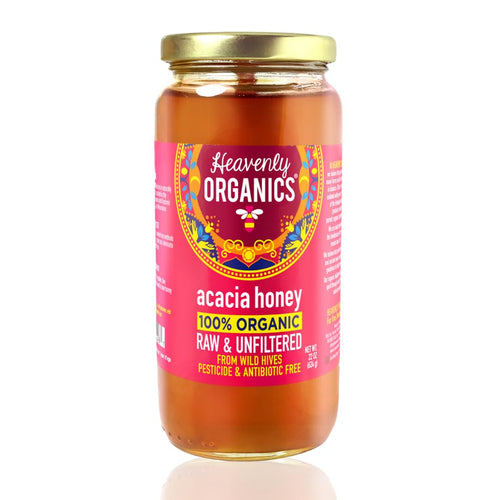 Heavenly Organics Organic Raw Honey of Acadia, 22 oz