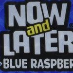 Now & Later Original Taffy Chews, Blue Raspberry, 0.91 oz (Pack of 24)
