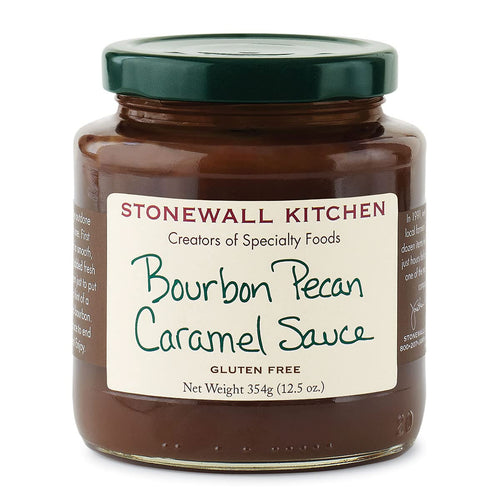 Stonewall Kitchen Bourbon Pecan Caramel Sauce, 12.5 oz