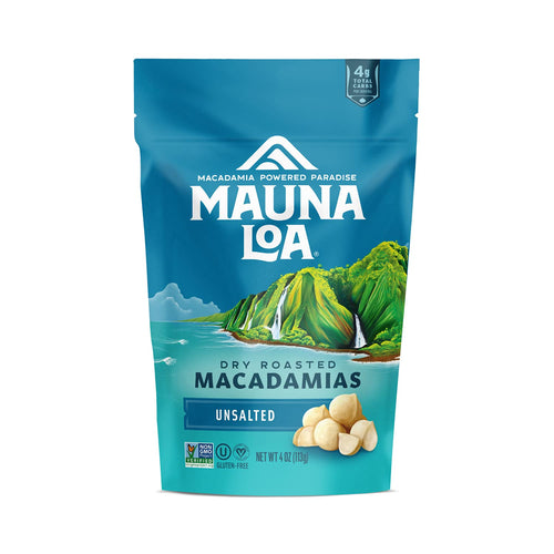 Mauna Loa Natural Roasted Macadamia Nuts, Unsalted, 4 oz