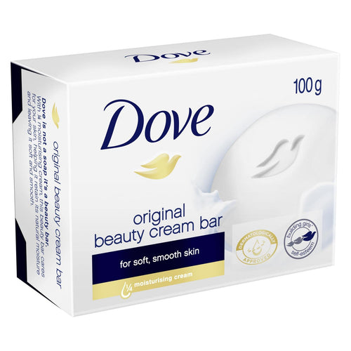 Dove Beauty Cream Bar Soap, White, 3.5 oz (Pack of 3)